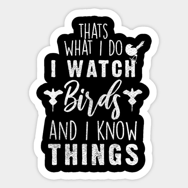 backyard bird watcher gifts Sticker by MoodPalace